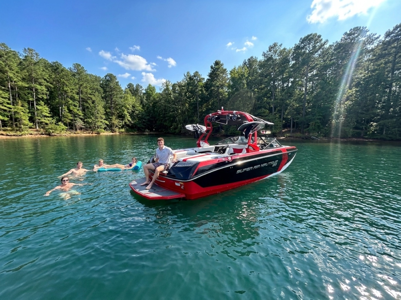 Day on the Lake scene 2 on Lake Oconee, Georgia, USA