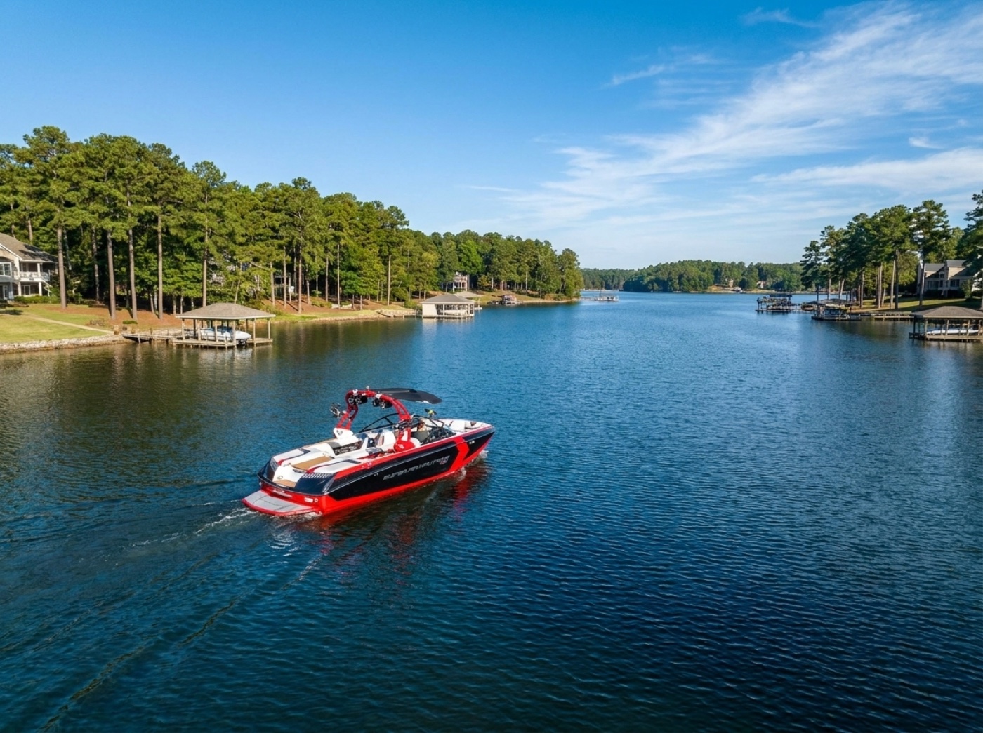 Tour of Lake Oconee scene 2 on Lake Oconee, Georgia, USA
